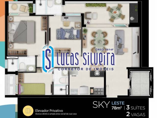 #217V - Apartamento para Venda em Fortaleza - CE - 2